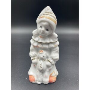 Vtg Clown Girl Figurine